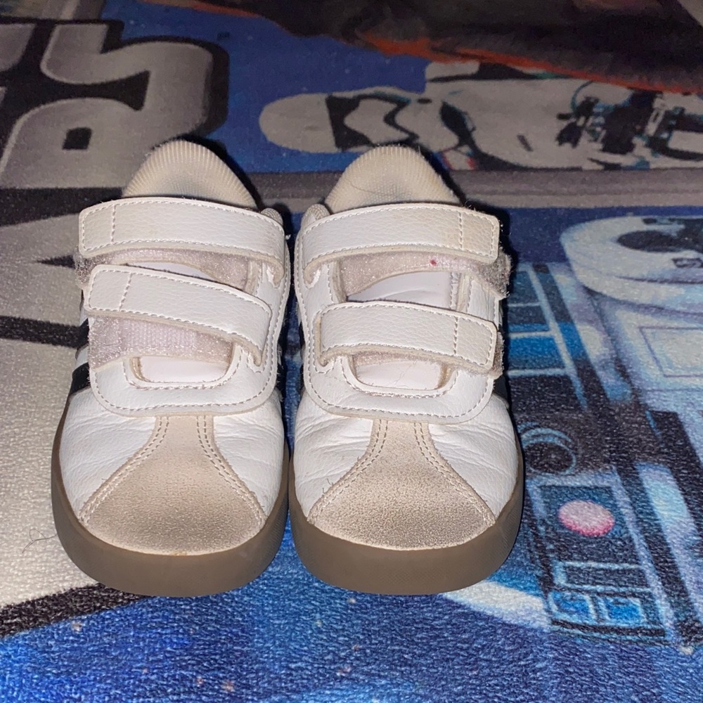 adidas Kids Sneakers - White and Tan